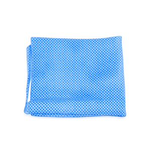Cooling towel absorbent for sports, outdoor activities 66x43cm blue