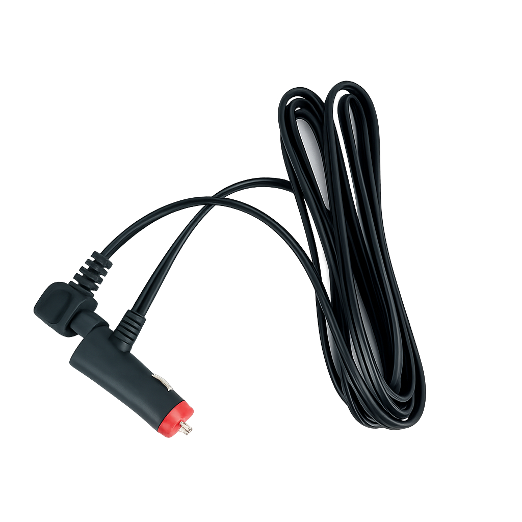 Car cooler cable, 2.5m DC power cable with cigarette lighter plug 12/24V