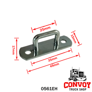 Ponyvafül szögletes