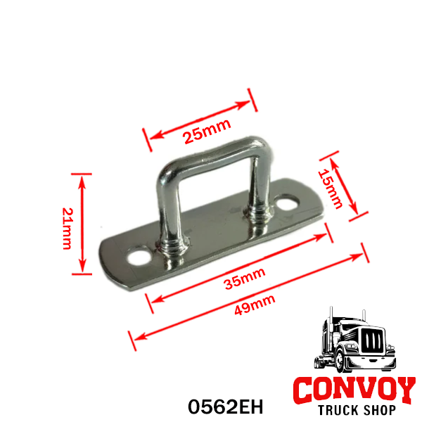 Ponyvafül szögletes