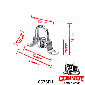 Ponyvafül elfordítható 17mm