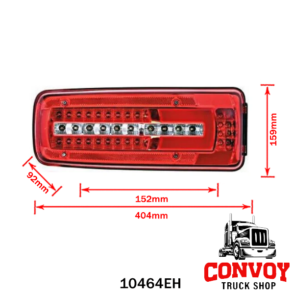 Lámpa DAF-hoz XF Euro 6 LED
