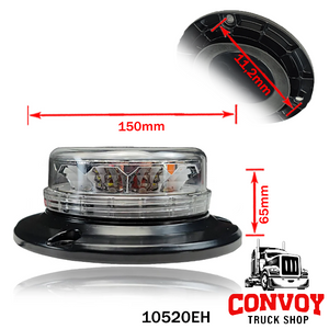 Villogólámpa 4 színű ultravékony LED-es mágneses