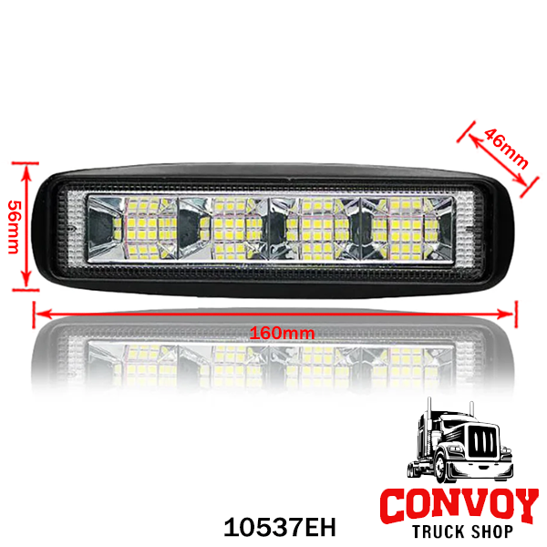 Munkalámpa LED lekerekített terítö 12/24V