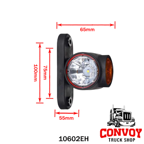Szélességjelző gumilámpa omega LED-es Superpoint 3