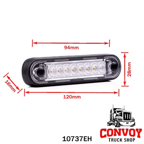 Lámpa helyzet LED beépíthető hosszú 4LED