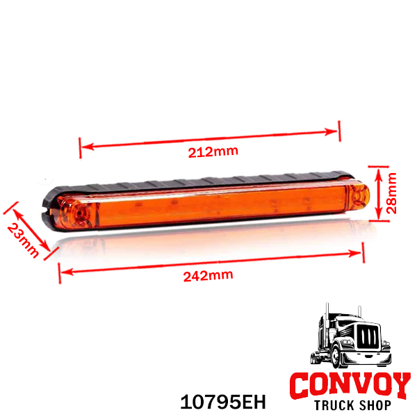 Lámpa helyzet LED hosszú 242mm