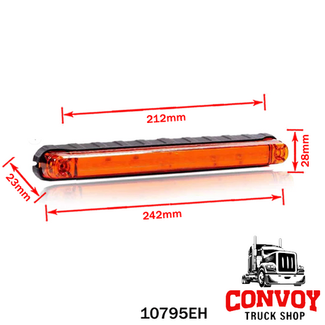 Lámpa helyzet LED hosszú 242mm