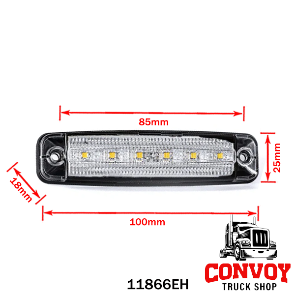 Lámpa helyzet LED kicsi kábellel 12/24V Fristom