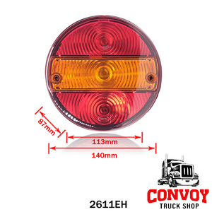 Lámpa kör csík indexes, bal rendszámos