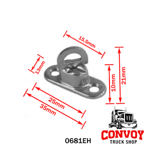 Ponyvapuble rotating ear baby buckle