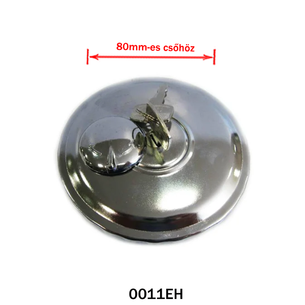 Tank cap is a large lockable metal B80A