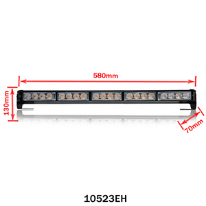Yellow flashing light bridge diverting light with controller led