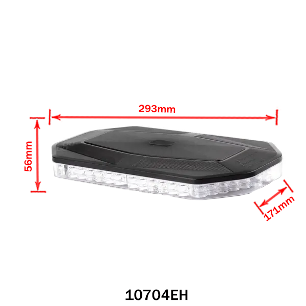 Villogó lámpa sárga  fényhíd LED mágneses