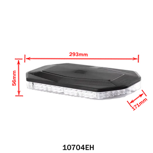 Villogó lámpa sárga  fényhíd LED mágneses