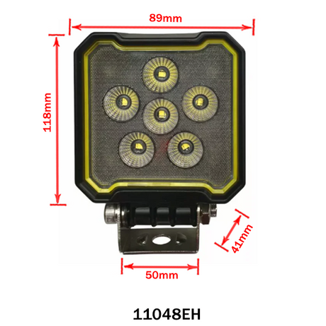 Munkalámpa LED szögletes terítő 12/24V