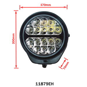 80W White LED Driving Light with Position Lamp Ring