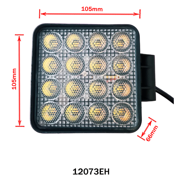 Led munkalámpa villogó funkcióval fehér/borostyán 35W