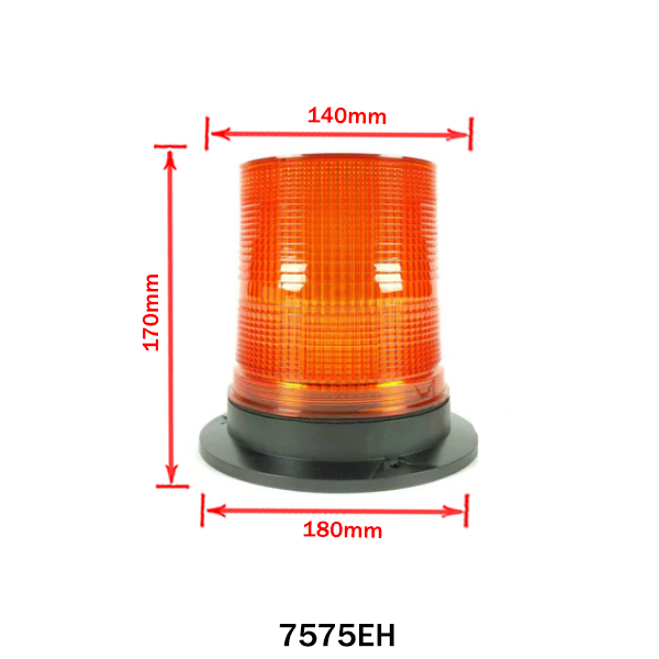 Flashing lamp Yellow LED 80 LED