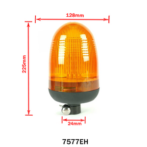Flashing lamp is a yellow LED 80 LED beak