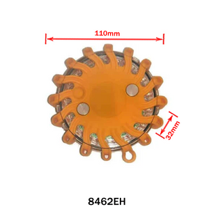 Villogó biztonsági LED-es tölthető