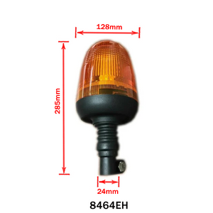 Villogó lámpa sárga LED-es 80 LED csőre elhajló
