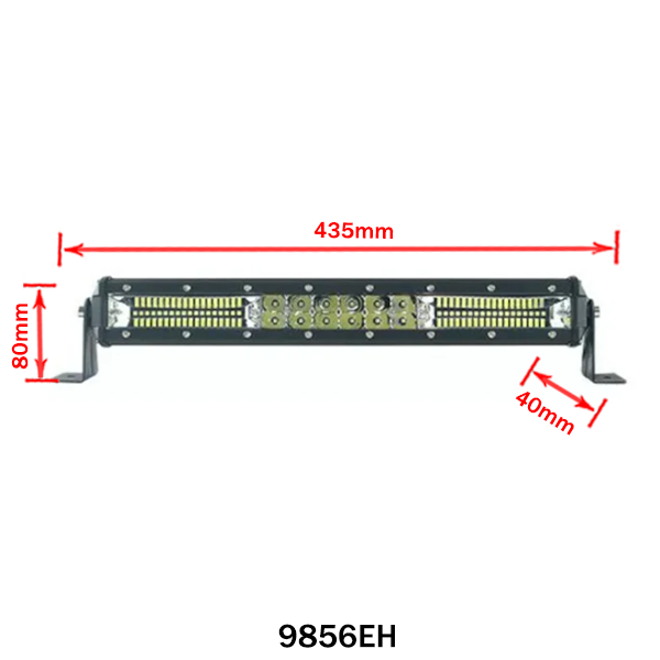 LED fényhíd egy soros terítő 144W