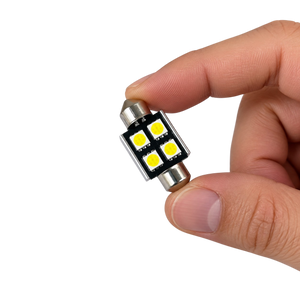SMD LED szofita izzó 4 LED Canbus fehér