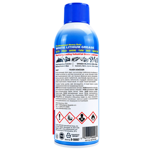Fehér zsír spray vízálló lítiumos kenőanyag tartós védelemmel 450 ml