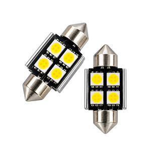 SMD LED szofita izzó 4 LED Canbus fehér