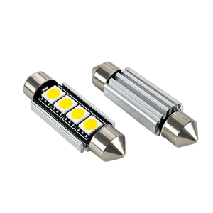 SMD LED szofita izzó 4 LED Canbus fehér