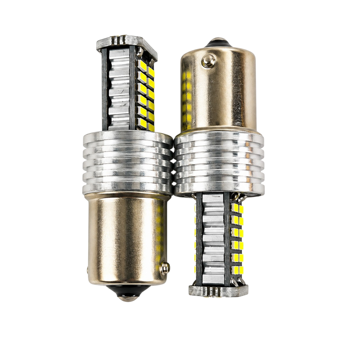 Autó LED izzó BA15S 30 SMD Canbus 12V fehér 2 db