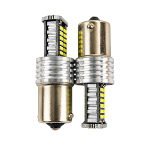 Autó LED izzó BA15S 30 SMD Canbus 12V fehér 2 db