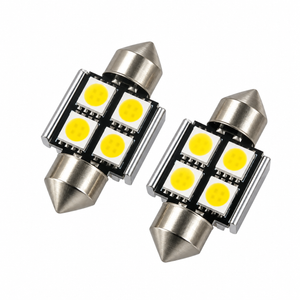 SMD LED szofita izzó 4 LED Canbus fehér