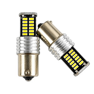Autó LED izzó BA15S 30 SMD Canbus 12V fehér 2 db