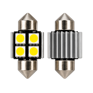 SMD LED szofita izzó 4 LED Canbus fehér