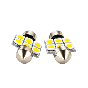 Autó LED izzó T10 foglalattal SMD fehér fény 2 db-os készlet
