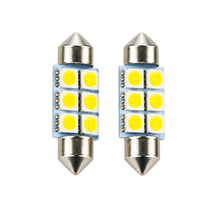 Autó LED izzó T10 foglalattal SMD fehér fény 2 db-os készlet