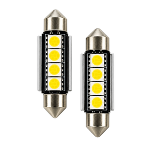 SMD LED szofita izzó 4 LED Canbus fehér