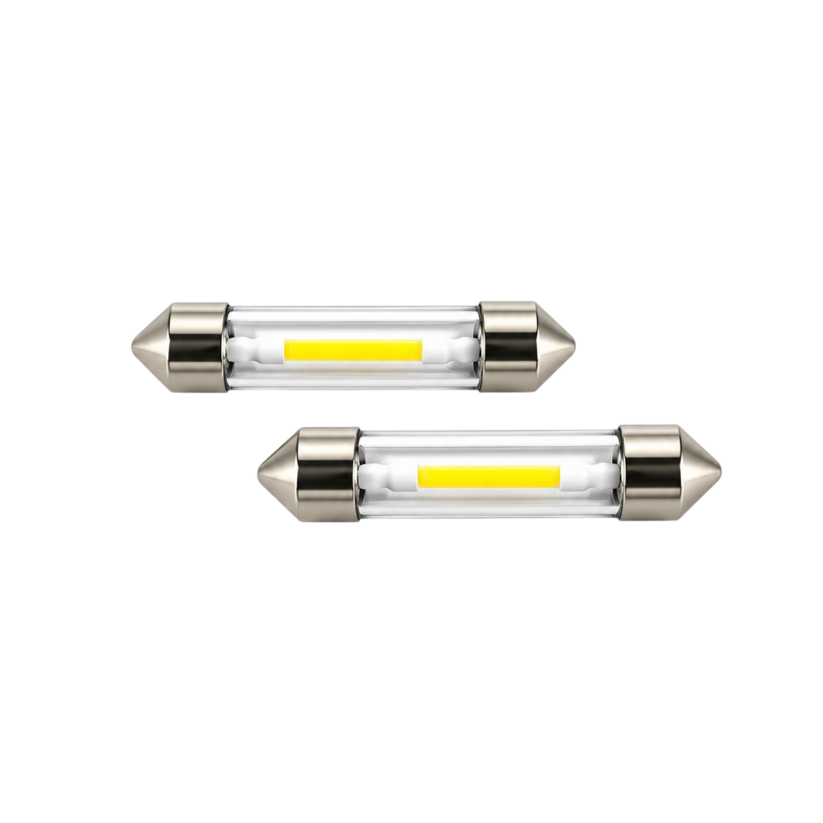 Szofita izzó 1 COB LED technológiával, fehér fénnyel 2 db
