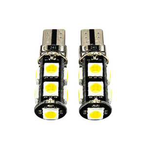 Autó LED izzó T10 SMD fehér fényű 2 db