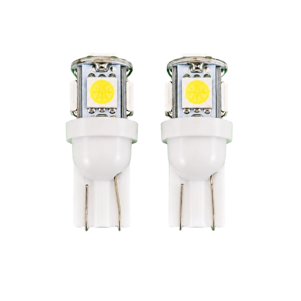 Autó LED izzó T10 SMD fehér fényű 2 db