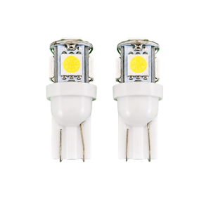 Autó LED izzó T10 SMD fehér fényű 2 db