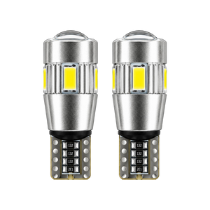 Autó LED izzó T10 SMD fehér fényű 2 db