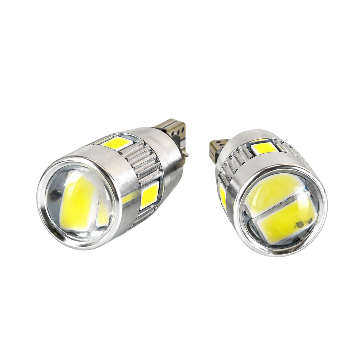 Autó LED izzó T10 SMD fehér fényű 2 db