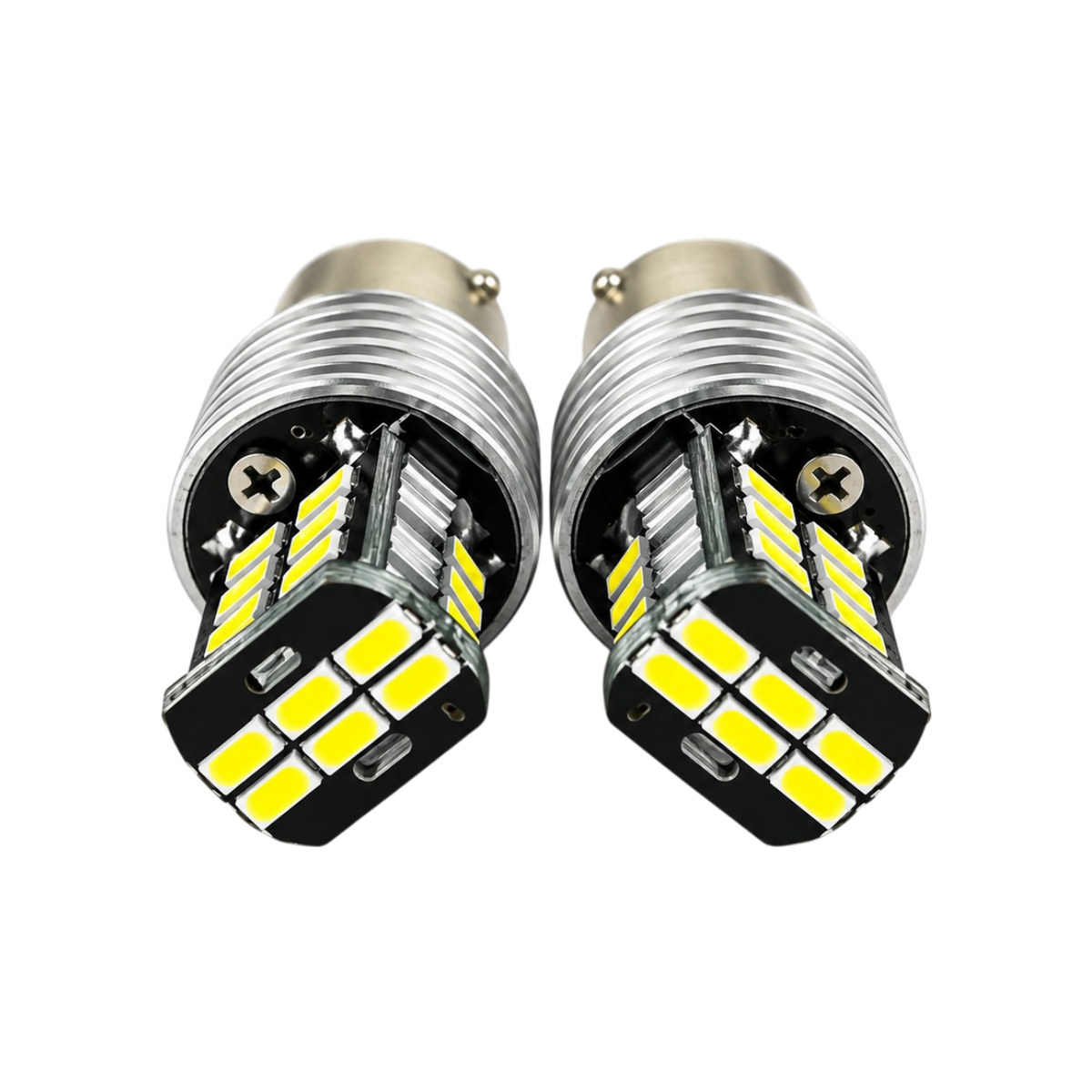 Autó LED izzó BA15S 30 SMD Canbus 12V fehér 2 db