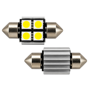 SMD LED szofita izzó 4 LED Canbus fehér