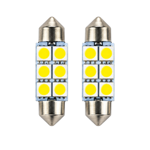 Autó LED izzó T10 foglalattal SMD fehér fény 2 db-os készlet