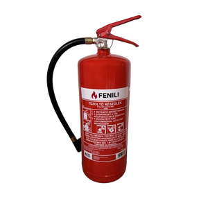 Powder fire extinguisher ABC with bracket and pressure gauge