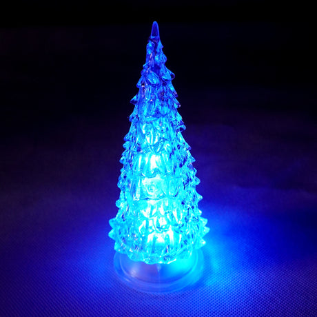 Színváltós LED karácsonyfa dekoráció 15 cm